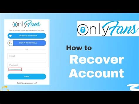 how to recover onlyfans account|How to Recover Only Fans Account 